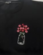 Embroidered black Sweatshirt