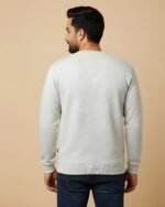 Embroidered Grey Sweatshirt - Image 2