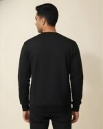 Embroidered black Sweatshirt - Image 3