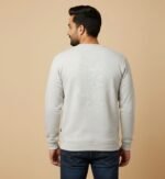 Embroidered Grey Sweatshirt - Image 2