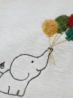 The 'Joyful Journey' Elephant Embroidery Sweatshirt - Image 2