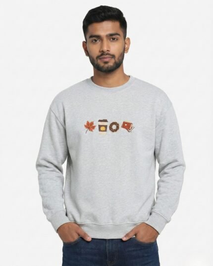 The 'Autumn Chapters' Embroidery Sweatshirt