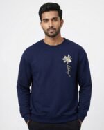 The 'Happy Bloom' Daisy Embroidery Sweatshirt