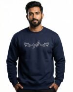 The 'Ocean’s Whimsy' Whale Embroidery Sweatshirt